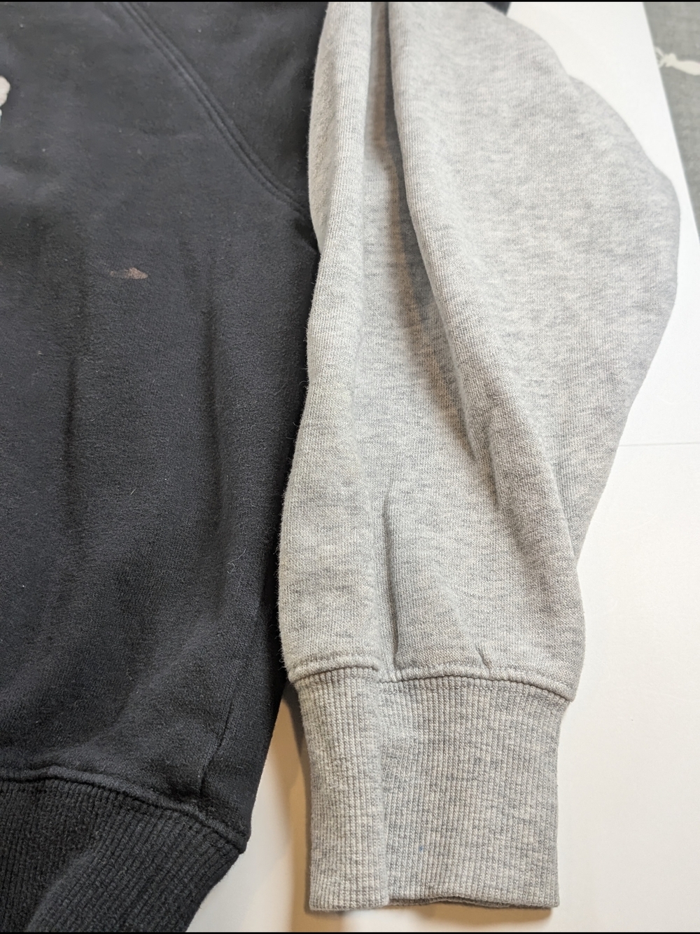 Vintage Style Playboy Athletic Club Double Layer Hoodie Black Gray Size Small - Picture 6 of 14